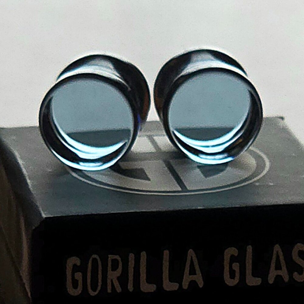 Gorilla Glass solid color plugs 1/2" 12.5mm